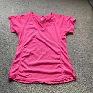 Blue Star activewear pink top size large